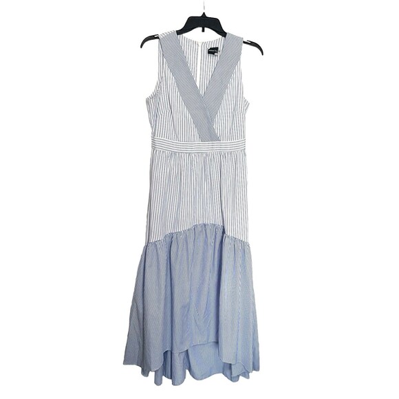Maison Tara Dresses & Skirts - Maison Tara Blue and White Striped Maxi Dress